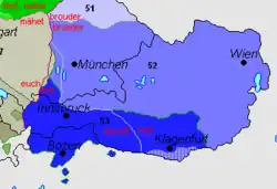 Баварские диалекты Австрии