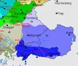 Баварские диалекты