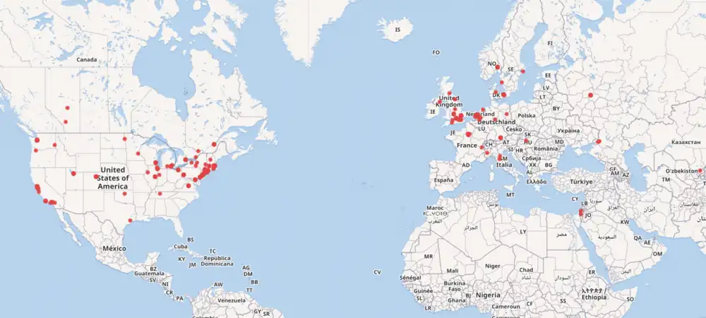 Учебные заведения, в которых учились люди, создававшие языки программирования (2020).