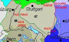 Швабские диалекты