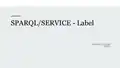 Татьяна Зинченко, SPARQL SERVICE - Label (метки).